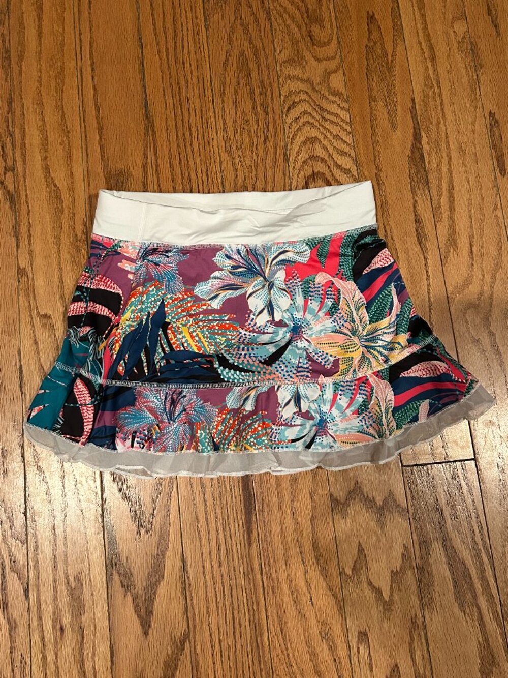 SOFIBELLA Wild Blooms Tennis Skort Size XS